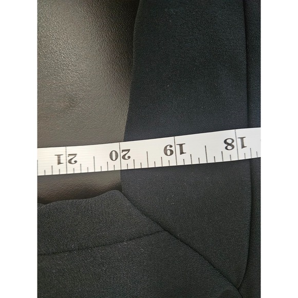 Lauren Conrad LC Black Open Front Blazer Jacket Size 12 Career Classic - Picture 6 of 7